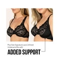 thumbnail image 6 of Smart & Sexy Women's Plus Size Signature Lace Unlined Underwire Bra with Added Support, 6 of 6