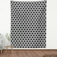 thumbnail image 4 of Ambesonne Black and White Fabric by the Yard Upholstery, Spiral Hexagons, 10 Yards, Charcoal Grey, 4 of 5