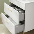 thumbnail image 2 of 2 Drawer Wooden Bathroom Vanity with Ceramic Sink White Saltoro Sherpi, 2 of 9