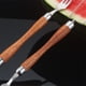 thumbnail image 5 of pstuiky Cortador de sandía en 1: tenedor y rebanador de sandía de acero inoxidable. Ideal para cortar sandía en verano, fiestas familiares y acampadas., 5 of 9
