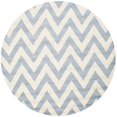 thumbnail image 3 of Safavieh Tapis de Transition Bleu Clair Cambridge - Rond 6', 3 of 3