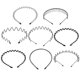 thumbnail image 2 of 8 Pcs/1 Male Headbands Slicked Back Hair Band Spiral Headband Ladies Wave Headband Men, 2 of 2