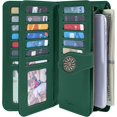 thumbnail image 2 of Women's Wallet RFID Blocking Credit Card Holder Large Capacity Wristlet Leather Wallets Purse, 2 of 5
