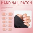 thumbnail image 2 of RAGUPEL 24Pcs Glue on Nails for Women,White Press on French Tip Nails,Simplicity Press on Nails Short Almond,Presson Nails for Women for Workplace,Daily Life,Wedding,Style2, 2 of 7