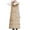 Khaki, variant on 50% Off Clear! Viikei Winter Coats for Women Fashion Women Pocket Coat Long Jacket Winter Sleeveless Down Cotton Waistcoat