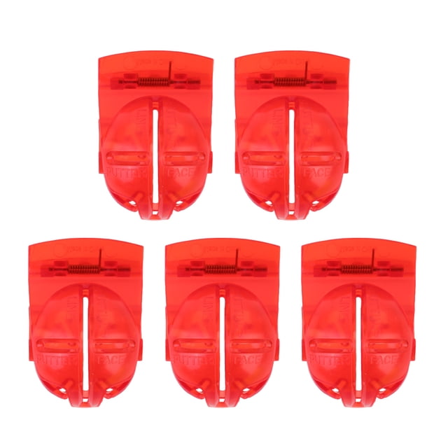 KAKOWELY ball liner 5pcs Professional Ball Line Liner Practical Marker Tool Durable Outdoor Training Drawing Marking Putting Tool (Red)2.36"X1.77"X1.38"