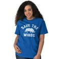 thumbnail image 5 of Save the Winos Rhinoceros Wine Lover Women's Graphic T Shirt Tees Brisco Brands S, 5 of 6