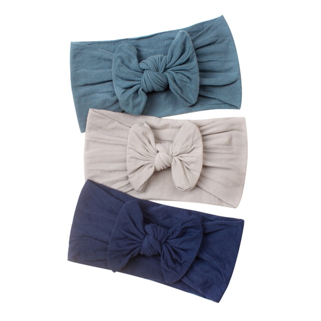 EDFBUYKRS Bandeau Extensible pour Bébé Garçons Filles Accessoires Cheveux 3 Pcs