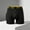 (New55)Yellow, variant on Thousandth Men's Performance Boxer Briefs with Pocket Quick-Dry Anti Odor Breathable Trendy Underwear Elastic Waistband Long Underpants for Active Men