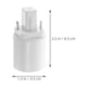 thumbnail image 4 of 2pcs G24D a E27 Adaptador Lámpara de 2 pines Lámpara Lámpara Lámpara Adaptador Ligera Converter Converter Converso LED Accesorios de luz, 4 of 7