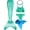 Green, variant on Mermaid Tail for Swimming with Monofin Mermaid Tail Swimsuit Bathing suit Costume for Girls