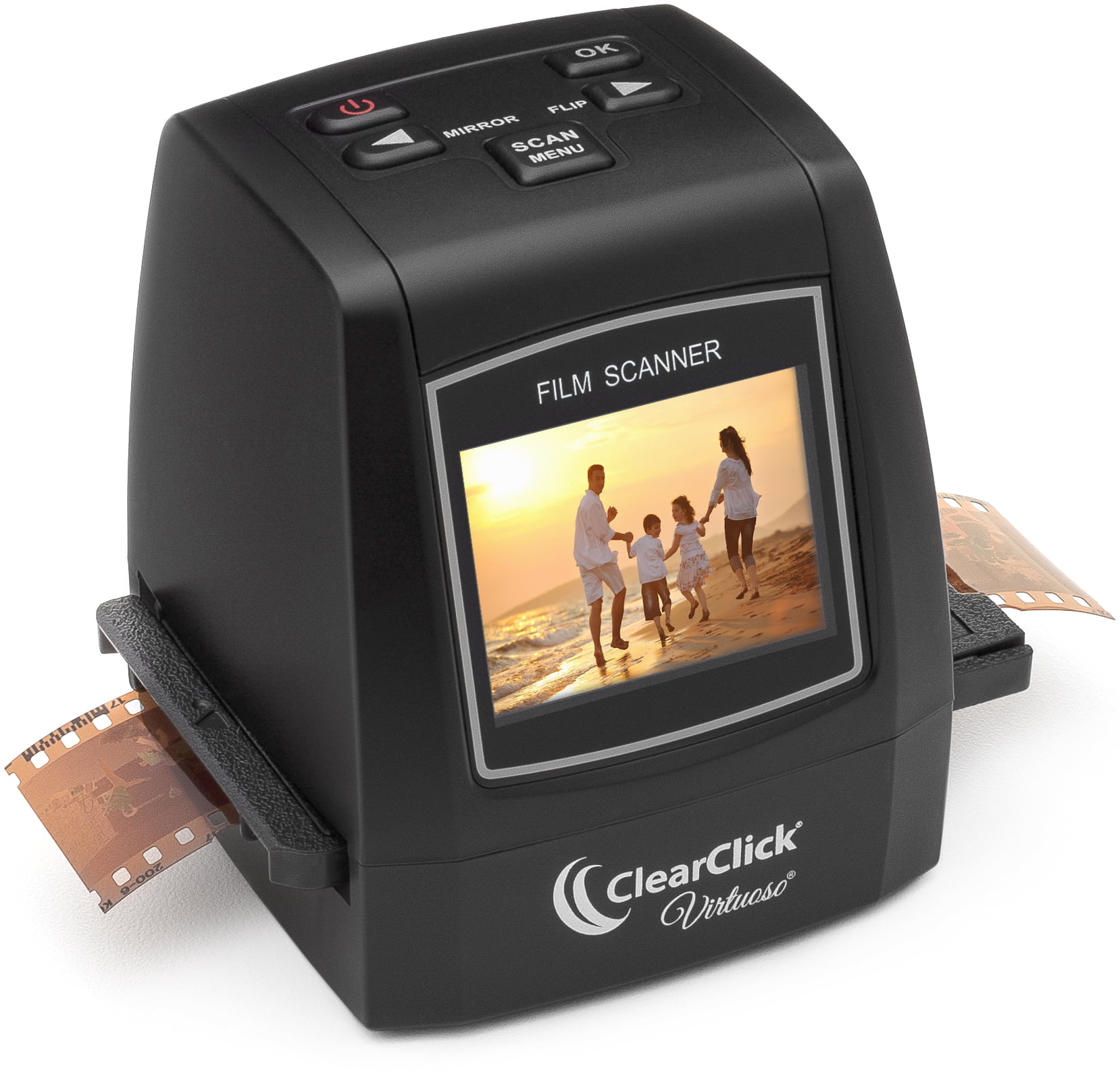 ClearClick 22MP Virtuoso Film & Slide Scanner with PhotoPad Software & 8 GB Memory Card - Compatible with 35mm, 110, 126, & Super - Walmart.com