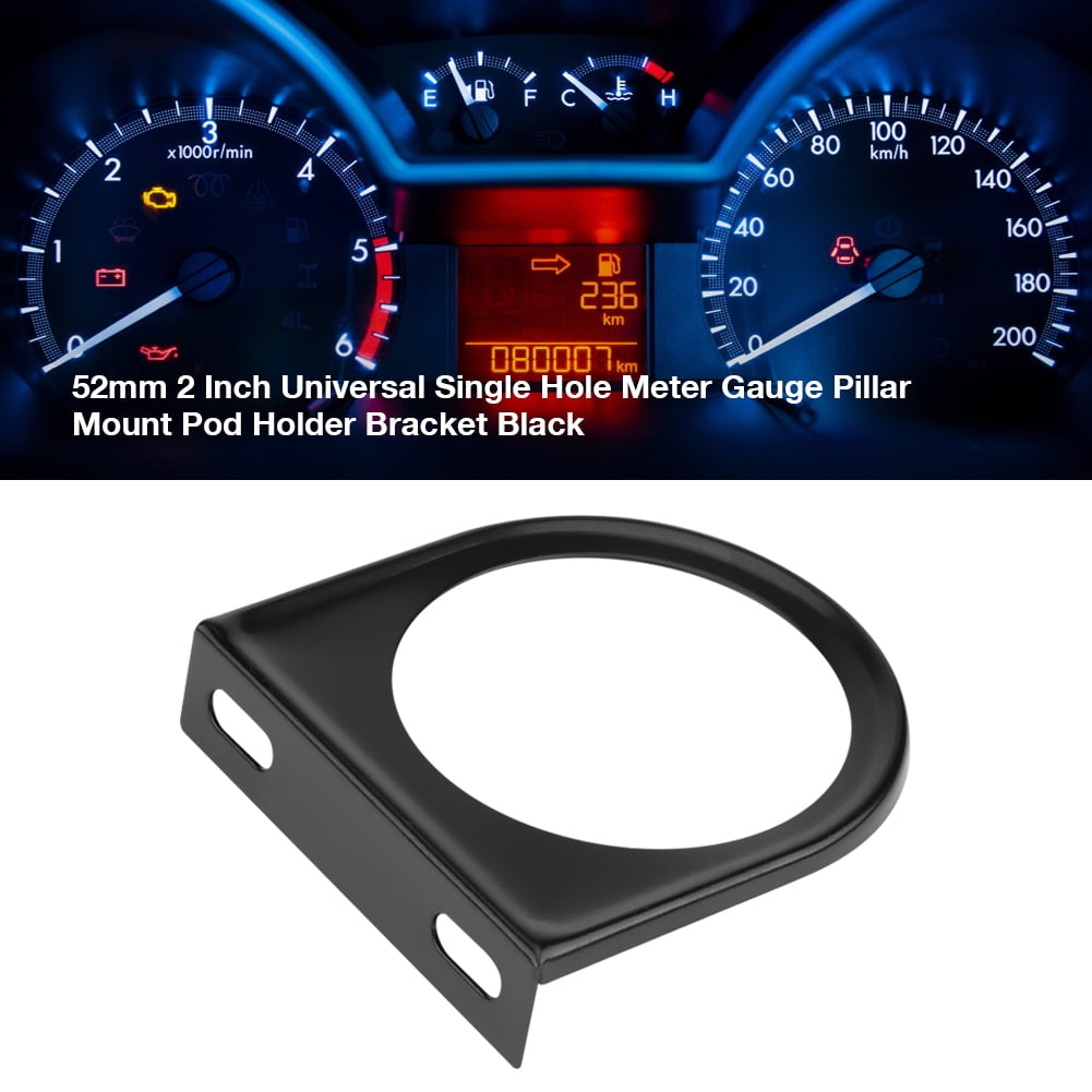 Almencla Universal Meter Mounting Car Double Gauge Holder Pillar Pod 2 Inch 52mm