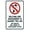Warning Sign 2, variant on Bully Free Zone School Yard Sign - 8"x12" UV Printed Rust Free Aluminum, Outdoor Alert Sign for Home Business Driveway