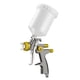 thumbnail image 1 of Pistola pulverizadora neumática LVLP, pistola pulverizadora de alimentación por gravedad de 600ml para pared de muebles de coche DIY, 1 of 9