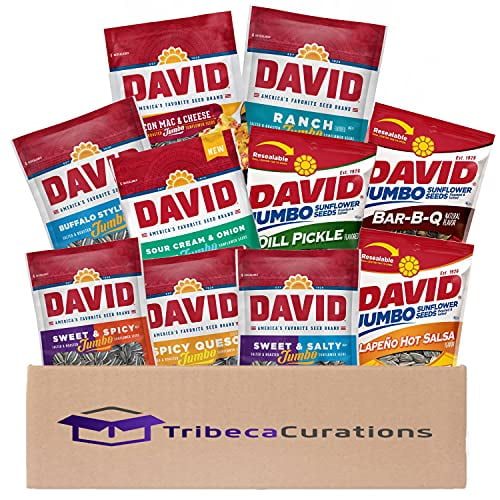 David Sunflower Seeds Variety Pack, Curated Flavors