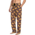 thumbnail image 5 of FREEAMG Men's Cotton Pajama Pants Lounge Sleep Pants Soft Sleepwear Pajama Bottoms with Pockets, 5 of 7