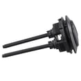thumbnail image 6 of Wodtesl Black Dual Flush Toilet Button Round Head 2.3 inch Water-Saving Tank Repair Kit Modern Bathroom Accessory, 6 of 11