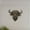 Metal Wall Ornament Under $5 a4, variant on Yrmaups Metal Wall Ornament, Bull Head Hanging Decor, Rustic Farmhouse Wall Art, Interesting Metal Pendant, Indoor Outdoor Sculpture