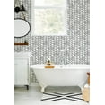thumbnail image 2 of Chesapeake Fletching Black Geometric Wallpaper, 2 of 4
