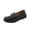 Black, variant on Willtoo Womens Wide Toe Loafers Slip-On Platform Casual Walking Shoes Non-Slip Comfort Flats for Driving Daily Commute