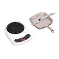 thumbnail image 3 of Dollhouse Miniature Cookware, Dollhouse Cookware Set Simulation Spatula Alloy Stove 1:12 Scale  For Role Playing White,Green,Pink, 3 of 8