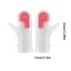 thumbnail image 3 of Guantes impermeables de gel de sílice para lavavajillas - Guantes antideslizantes engrosados para cocina con cerdas para platos y verduras, amarillo/verde/rosa, 33 cm, 3 of 6