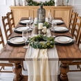 thumbnail image 6 of Black White Stripe Round Placemats Set of 4 for Dinning Tables,Heat-proof Braided Table Mats 13 Inch,Modern Rustic Vertical Striped Washable Place Mat for Kitchen Restaurant Party Decor Table Setting, 6 of 9