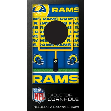 MasterPieces Officially Licensed NFL Los Angeles Rams Tabletop Cornhole for Adults