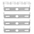 thumbnail image 3 of MOVTOTOP Ceiling Fan Mounting Bracket for Lamp Installation Silver Iron Material Sturdy and Reliable 4 Sets, 3 of 8