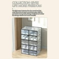 thumbnail image 6 of HengDidi Durable Load-Bearing Transparent Plastic Shoe Storage Box with Side Opening for Boots and Casual Shoes - Easy Install Space-Saving Household Organizer, 6 of 7