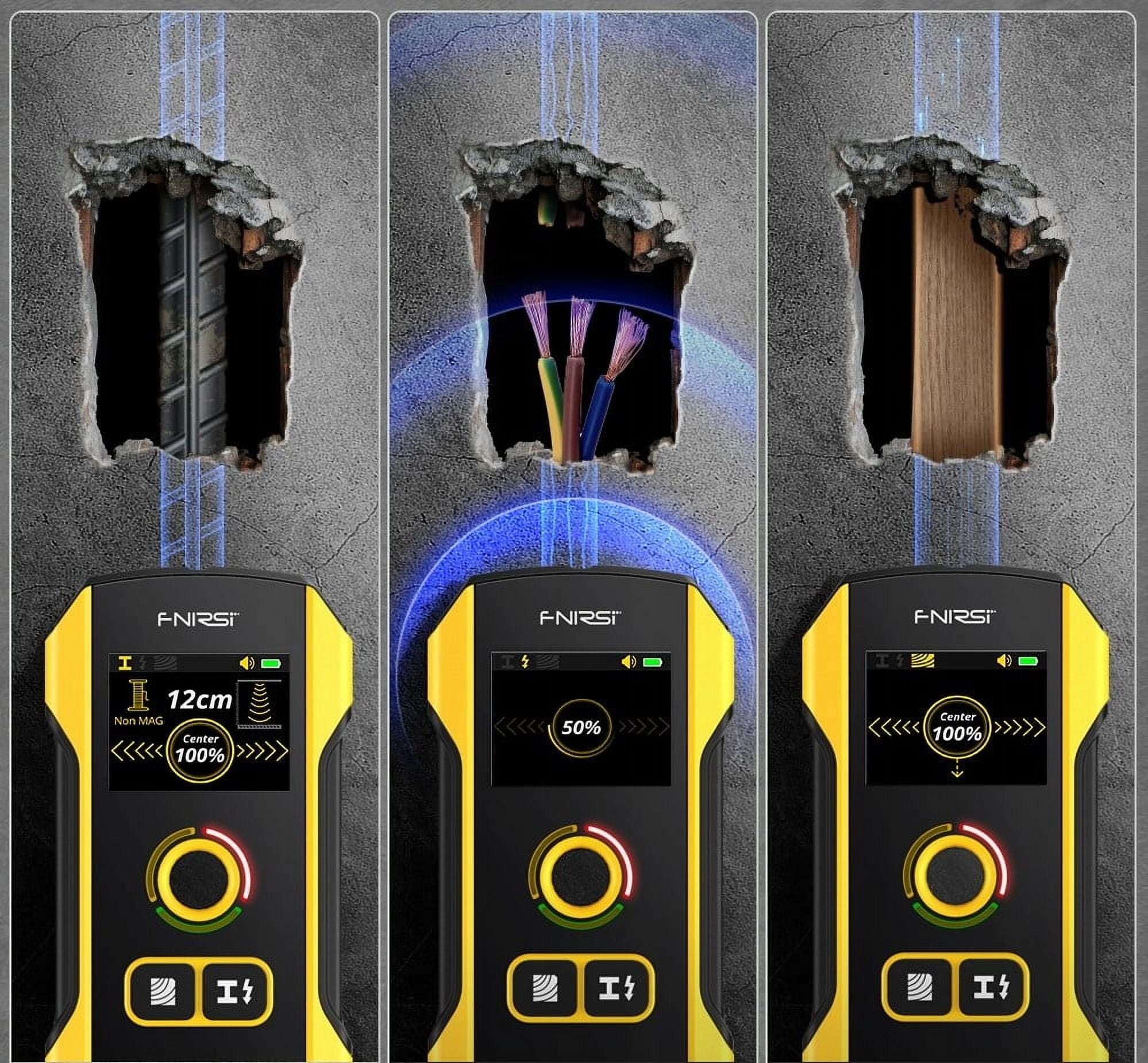Multifunctional wall detector WD-02 wire metal steel bar detector high-precision load-bearing wall dark