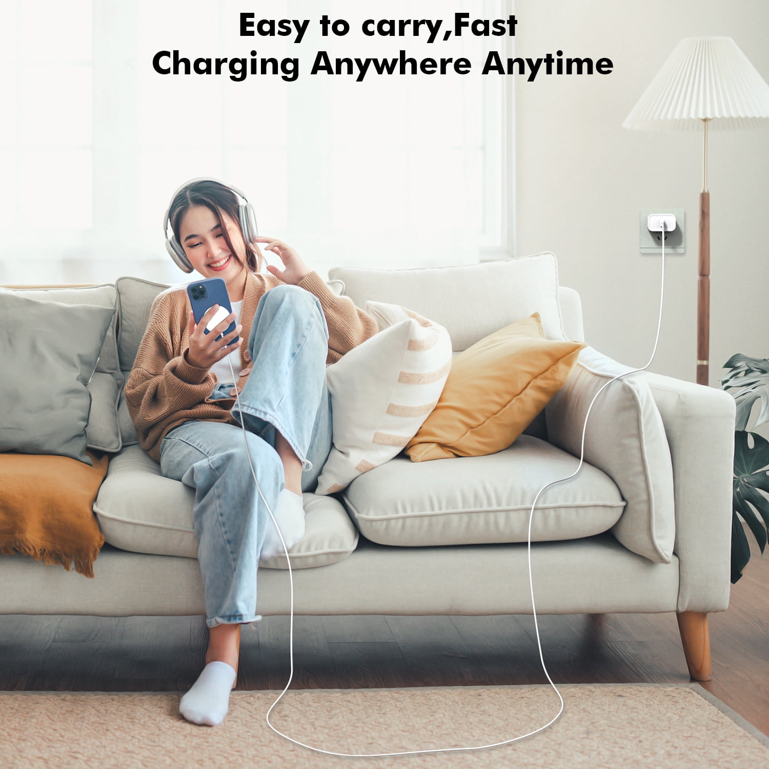 Magnetic Wireless Charger for iPhone 17 16 15,Fast Charging 10FT Long Cable with PD Fast Charger Block Compatible with iPhone 17 Pro Max/iPhone 16 Pro Max/15/Plus/Pro/14/13/12 Series,AirPods 3/2/Pro
