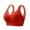 Red bras for women, variant on Wycnly Bras for Women,Womens Sports Bras,Womens Wireless Bras Breathable Comfort Knitted Ribbed Wirefree Seamless Bralettes Ladies Full Coverage Push up Bra Underwear