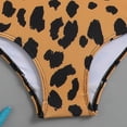 thumbnail image 6 of YunPes Toddler Girls One Piece Swimsuits Leopard Print Long Sleeve Bodysuit Summer Rash Guard Sun Protection Swimwear UPF 50+, 6 of 7