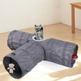 thumbnail image 2 of Juguete para gatos Sunnimix tubo plegable premium 3 vías gris, 2 of 8