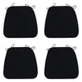 thumbnail image 2 of Thickened Dining Chair Cushions with Straps, 5Cm High Elastic Sponge Seat Pad for Kitchen, Non Slip Chair Pads for Elderly, Four Season Cushions, Seat Cushion 4 Pcs, 2 of 4