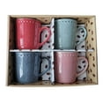 thumbnail image 2 of Marcelle Reactive Glaze Food Safe 16 Oz Multicolor Microwaveable Mug Set of 4, 2 of 5
