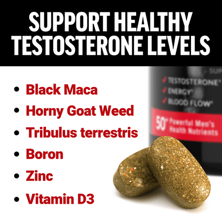 Test X180 Multivitamin for Men Plus Testosterone Support with All 13 Essential Vitamins, for Muscle, Strength, Men’s Health, and Performance, Daily Multivitamin for Adults, Force Factor, 120 Tablets