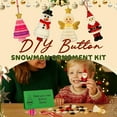 thumbnail image 5 of The Perfect Christmas Gift - DIY Button Ornament Craft Kits for Snowman, Santa & Angel (Sewing & Decor), 5 of 9