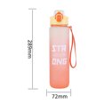 thumbnail image 4 of Botella De Agua Botella de agua de 1000 ml, vasos reutilizables para acampar, senderismo, correr (amarillo) Tmvgtek Para Estrenar, 4 of 9