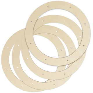 Bastex 15 Piece Gold Metal Hoop Craft Rings. Bulk Ring Sizes That Include,  2, 3, 4, 5 and 6 Inch Diameter and. Perfect for Macrame, Dreamcatcher,  Embroidery, Wreaths 