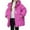 Purple, variant on KAUOD Girls Zip up Hooded Down Jackets Thick Warm Winter Windproof Outwear Puffer Coats Quilted Lightweight Padded Outwear