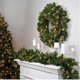 thumbnail image 4 of Guirnalda navideña con luces, guirnalda navideña blanca cálida de 270 cm, guirnalda de abeto, decoración navideña falsa, guirnalda para chimenea interior, escaleras Wa, 4 of 5