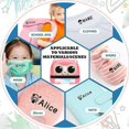 thumbnail image 4 of Sello de ropa personalizado para ropa de niños, estampación de nombres en libros o mochilas escolares para etiquetas de nombres en residencias de ancianos o guarderías, 4 of 5