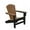 Black with Antique Mahogany, variant on DuroGreen Boca Raton Adirondack - Teak
