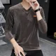 thumbnail image 3 of Camiseta de cuello en V estilo hip hop para hombre, nueva camiseta de rock punk, ropa emo divertida para hombre, sudaderas coreanas normales de otoño, 3 of 5