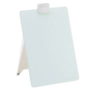 Quartet Glass Dry-Erase Desktop Easel, 9" x 11", White Surface