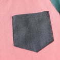 thumbnail image 6 of Scyoekwg Girls Clothes Toddler Boys Clothes Outfits Color Block Shorts Sleeve Round Neck T-shirts and Shorts Summer Outfit Set Pink12 Months, 6 of 8