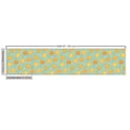 thumbnail image 2 of Ambesonne Pizza Fabric by the Yard Upholstery, Cartoon Style Italian Cuisine, 2 Yards, Mint Green and Multicolor, 2 of 4
